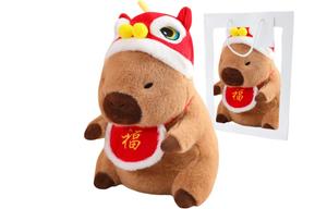 Рождественская тематическая капибара и капибара плюшевые игрушки плюшевая кукла высота 20см/30см/40см длина 20см Mise