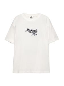 Рубашка Pull&Bear MICKEY, белый