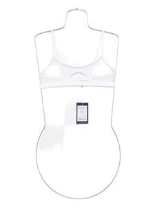 Бюстгальтер Maison Close Pure Tentation с каплевидными вырезами, белый