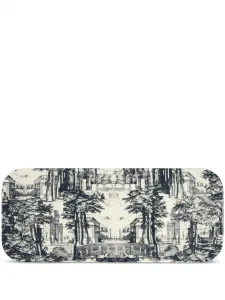 Деревянный поднос giardino settecentesco, 50х50 см, Fornasetti, синий