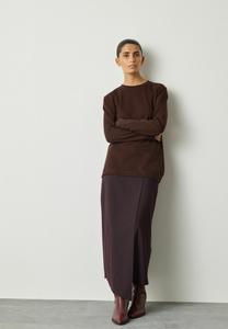 Топ Next LONG SLEEVE HEAVYWEIGHT GRAPHIC REGULAR FIT, Chocolate Brown/Brown