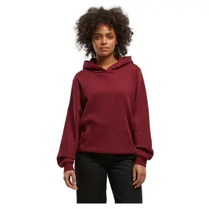 Худи Urban Classics Organic Loose Brushed Fleece, красный