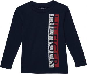 Футболка Tommy Hilfiger Boy's Split Hilfiger с длинным рукавом (для малышей), Navy Blazer