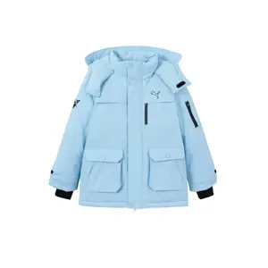 Детская пуховая куртка PUMA, синий