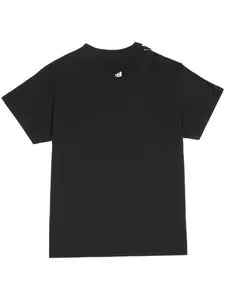 Футболка с вырезами MM6 Maison Margiela, черный