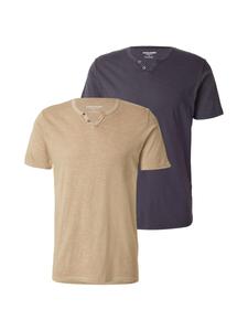 Футболка JACK & JONES JACK & JONES JJESPLIT, Dark beige/Grey