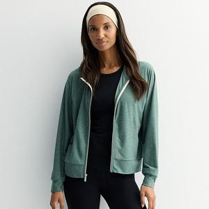 Женская толстовка Wander с молнией Flx, Pine