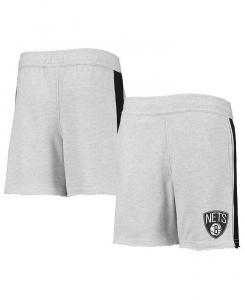 Серые шорты с вингбэком Big Boys Brooklyn Nets Outerstuff, серый