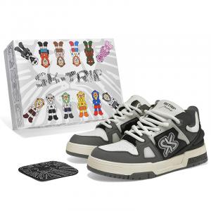 Кроссовки для скейтборда унисекс с низким верхом, угольно-черный Sk.Trip