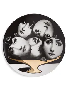 Настенная тарелка variazioni no.104, 26 см, Fornasetti, черный