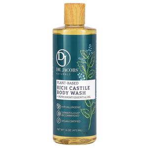 Гель для душа Dr. Jacobs Naturals Rich Castle с эфирным маслом перечной мяты, 473 мл