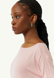 Топ с длинными рукавами DÉTAILS  comma casual identity, светло-розовый