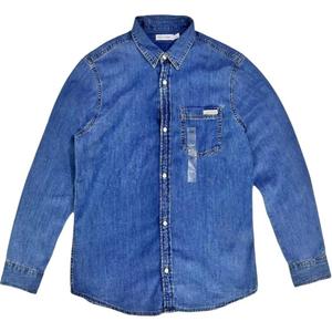 Calvin Klein Мужская синяя рубашка