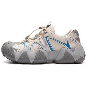 CAMEL Скользоустойчивые износостойкие дышащие низкие уличные туфли женские бежевый/серебристый/синий, цвет Beige/Silver/Blue