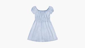 Платье с квадратным вырезом и рукавами-фонариками для больших девочек S-XL Levi's, цвет Silver Lining - Blue