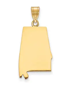 Государственный брелок из 14-каратного желтого золота Macy'S, alabama