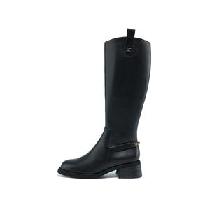 Сапоги женские черные 4,5 см ST&SAT, Black