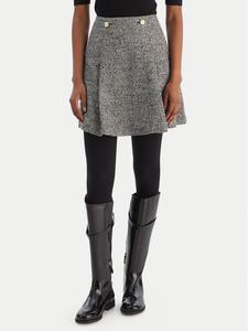 Мини-юбка regular fit WW0WW48787 Tommy Hilfiger, серый