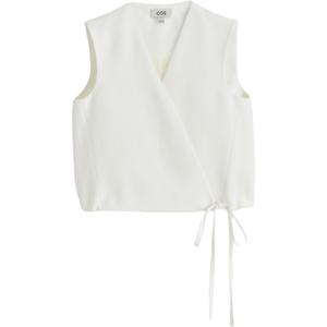 COS Женская белая жилетка, White