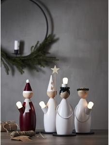 STAR Trading Оконная люстра "Lucia Classic" красного цвета - (Д)28 x (Ш)12 см