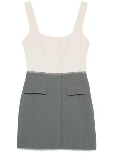 Платье мини на молнии Patrizia Pepe, серый
