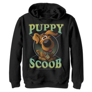 Толстовка с логотипом Scooby-Doo Puppy Scoob Circle для мальчиков 8–20 лет Licensed Character, черный