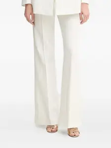 Расклешенные брюки в тонкую полоску Ermanno Scervino, белый