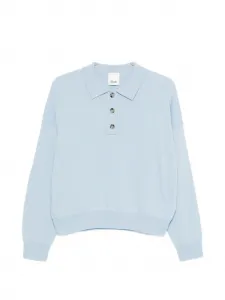 Поло с воротником на пуговицах Allude, синий