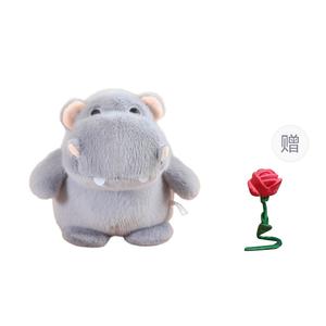 Плюшевая кукла Hippo Dolls высотой 12см/22см/35см XUANBEIBEI, розовый