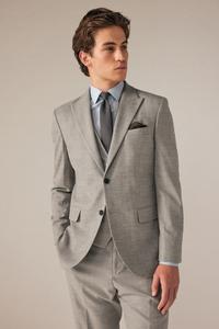 Приталенный пиджак в клетку Next, нейтральный