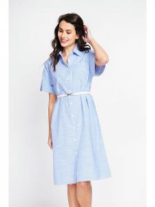 Платье до колена Le Jardin du Lin, светло-синий