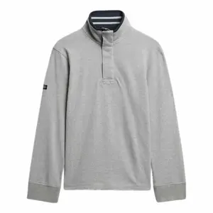 Толстовка Superdry Classics Henley half zip, серый