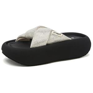 Женские сандалии-слайдеры EVA Quiet Slide ST&SAT, Black