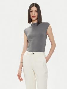 Топ Gina Tricot, серый