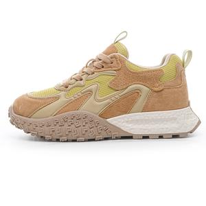 Нескользящие, дышащие, легкие, увеличивающие рост низкие повседневные туфли для женщин CHOVO, Yellow