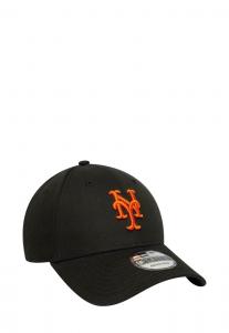 Бейсболка New Era NEW YORK METS MLB VISOR SCRIPT FORTY, Schwarz/Black