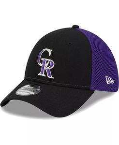 Мужская черная кепка Colorado Rockies Team Neo 39THIRTY Flex Hat New Era