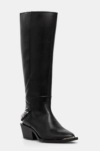 Женские сапоги Steve Madden Xayenne кожаные в ковбойском стиле, черный