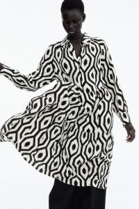 Платье-Рубашка из вискозы H&M, мультиколор