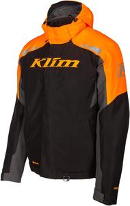 Куртка KLIM Rift для снегохода с технологией Ascent Float Foam, Black - Strike Orange