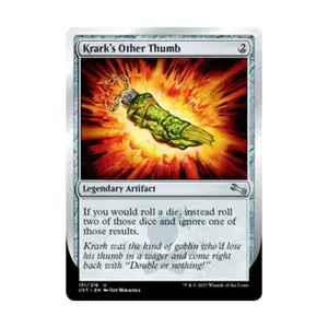 CCG Другой большой палец Крака (U), MTG - Unstable