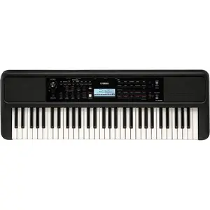 Портативное пианино Yamaha PSR-E383 с 61 клавишей и адаптером питания