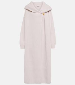 Кардиган из шерсти и кашемира ALAÏA, розовый