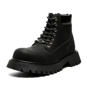 V05 Мартин Бутс Унисекс Желто-Черные, на флисовой подкладке [Женские], цвет Black, Fleece-Lined[Women's]