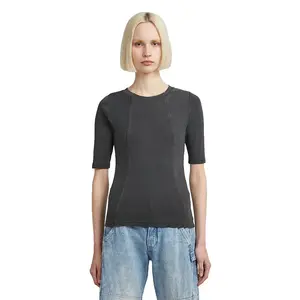 Футболка G-Star Washed A Line Slim Fit, серый