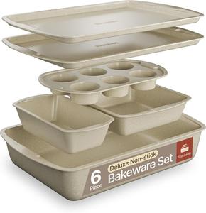 Набор форм для выпечки Bakken-Swiss, 6 предметов, белый