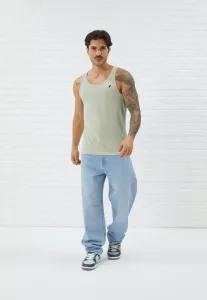 3 упаковки верха Pier One, Off-White/Green/Grey