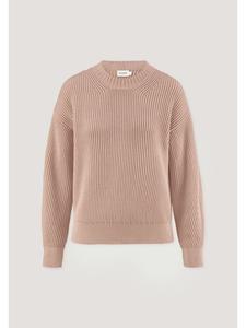вязаный свитер розового цвета Hessnatur