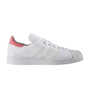 Кроссовки adidas Wmns Superstar 80s Primeknit 'White Solar Pink', белый