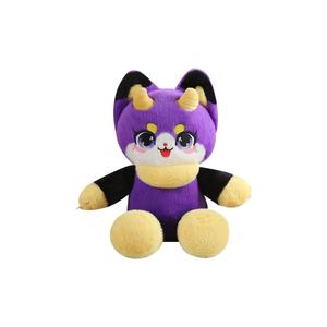 Плюшевая игрушка котенка, плюшевая кукла, высота 50см XIWANTONG, фиолетовый